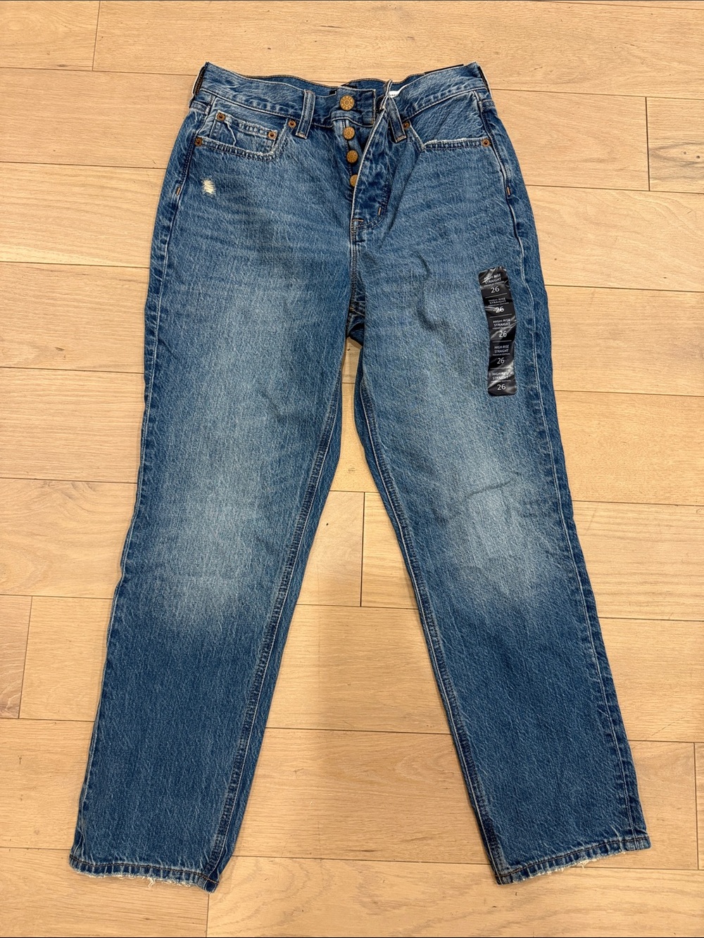 J.Crew Factory High-Rise Straight - premium edition